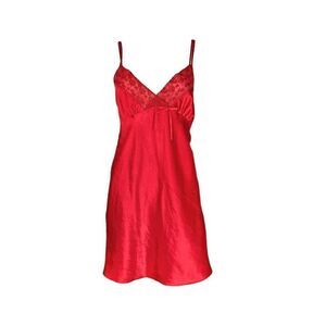 vintage romantic heart slip mini dress